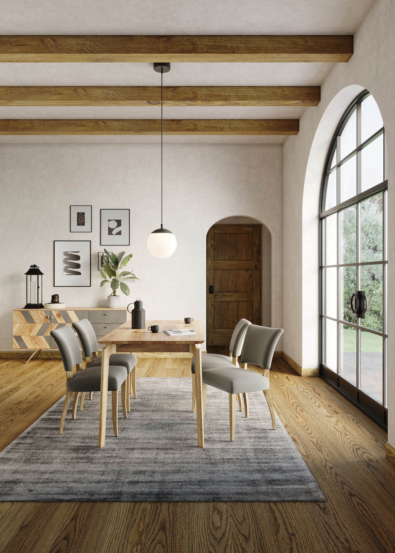 Kenzo Condo Dining Table - 30" x 60" - Natural