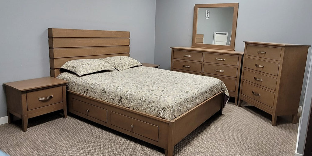 Evan 3 Piece Bedroom Set - 100% Solid Maple - Made in Canada