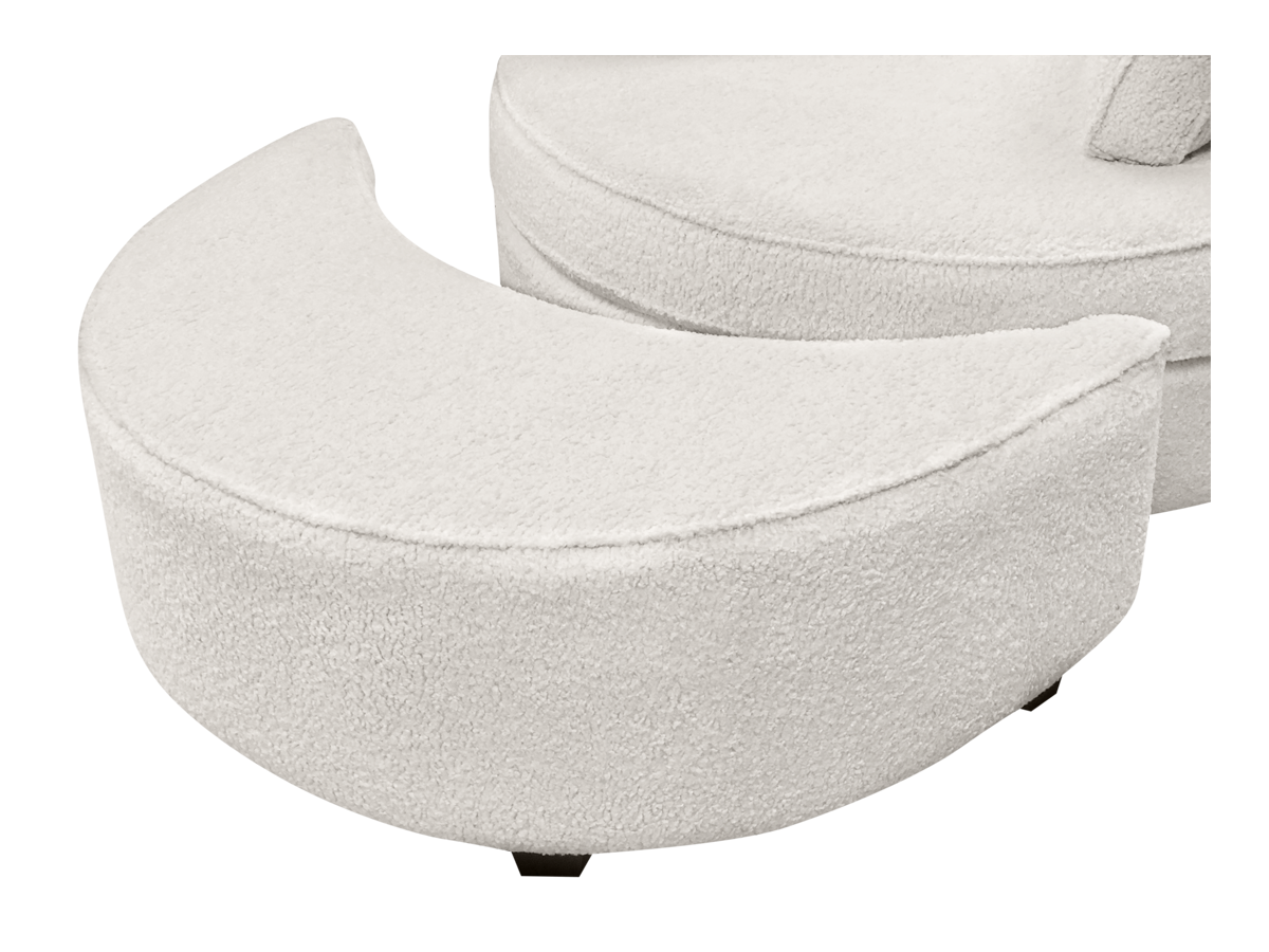 Infinity Nest Chair and Matching Moon Ottoman