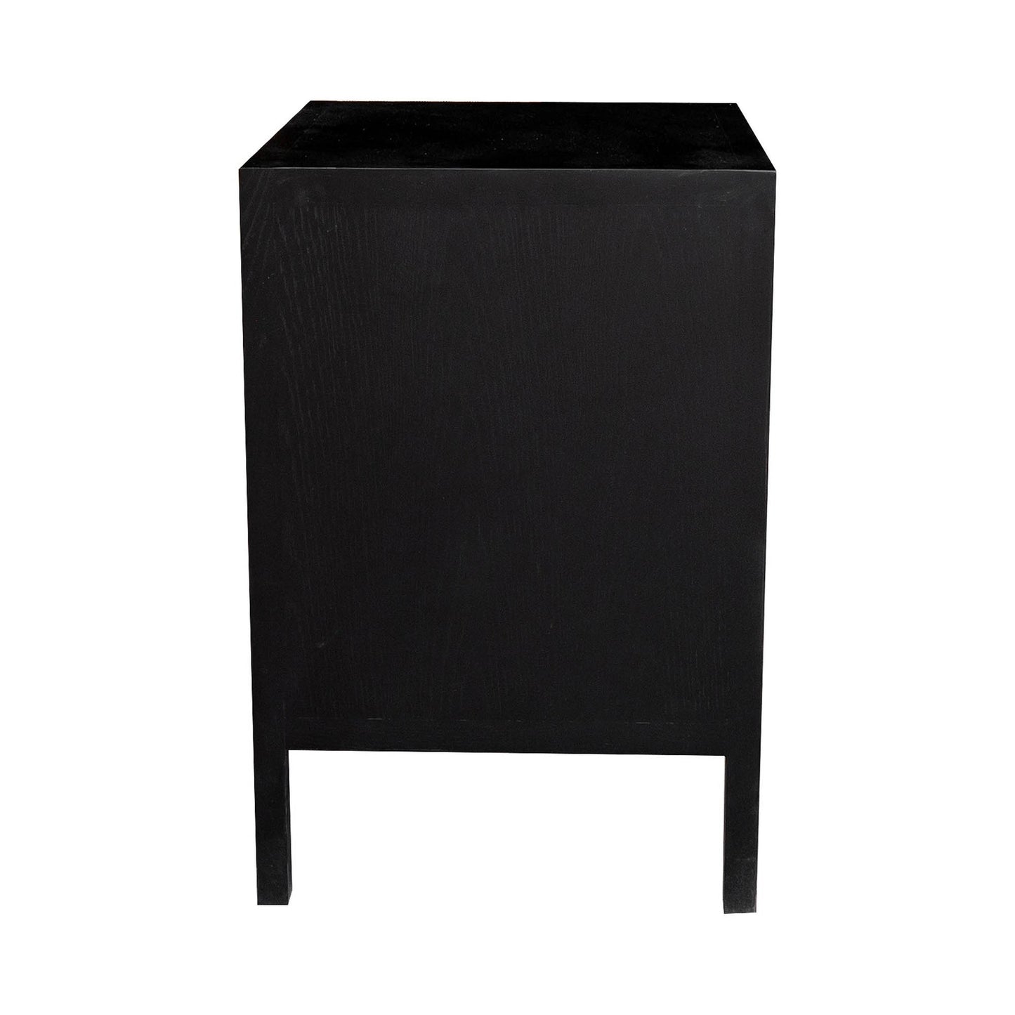 Rattan Filing Cabinet - Ebony