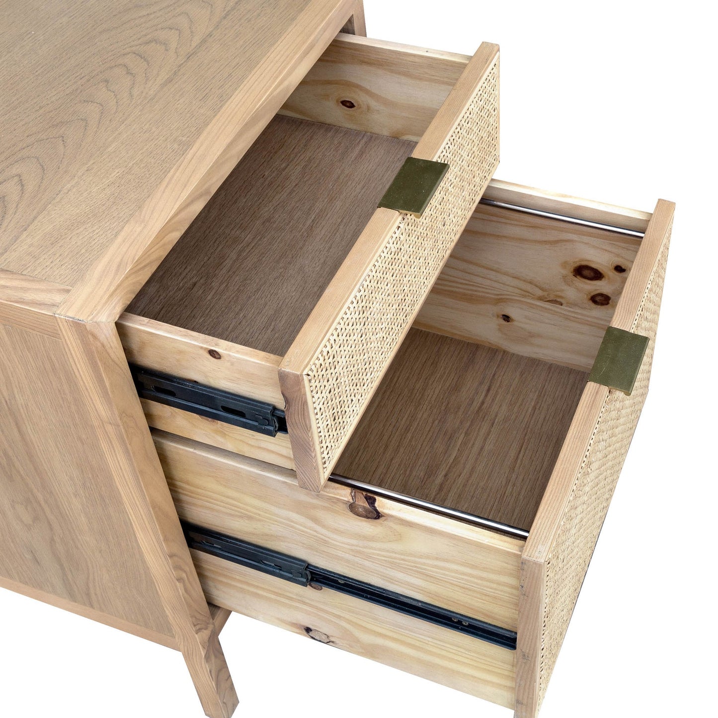 Rattan Filing Cabinet - Natural