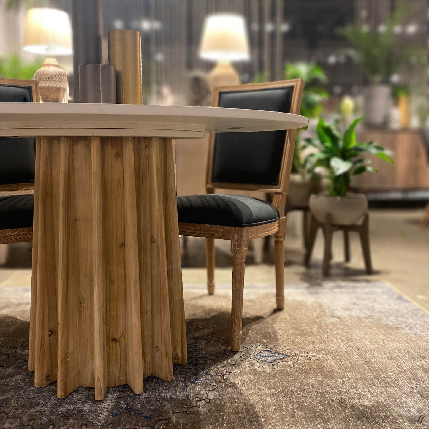 Sculpture Round Dining Table - 47"