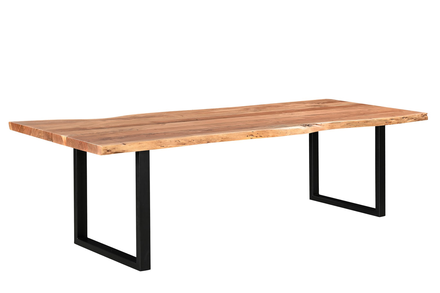 Calcutta Live Edge Dining Tables - U Bases - 5 Sizes - 55mm Tops