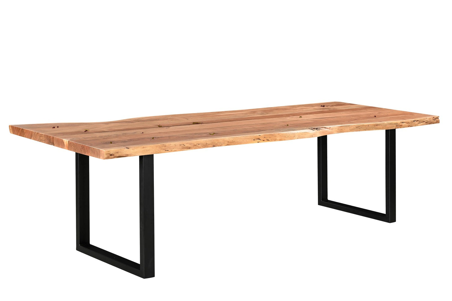 Calcutta Live Edge Dining Tables - U Bases - 5 Sizes - 55mm Tops
