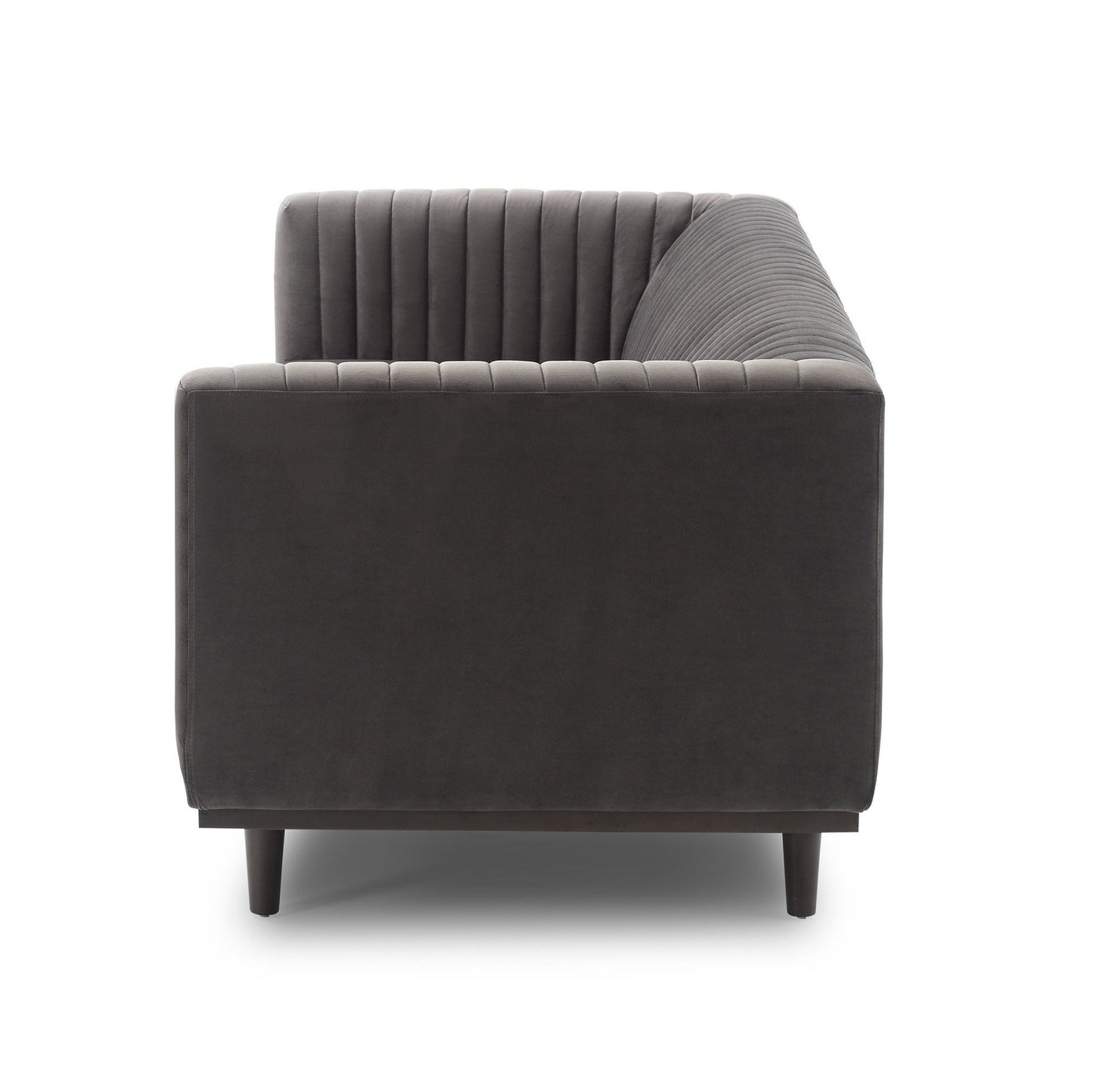 Sage Condo Sofa 82" - Stone Grey Velvet