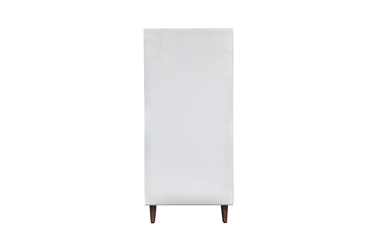 Casablanca 5 Drawer Chest - Rustic Natural / White Lacquer - 2003-2018 Homestead Furniture All Rights Reserved