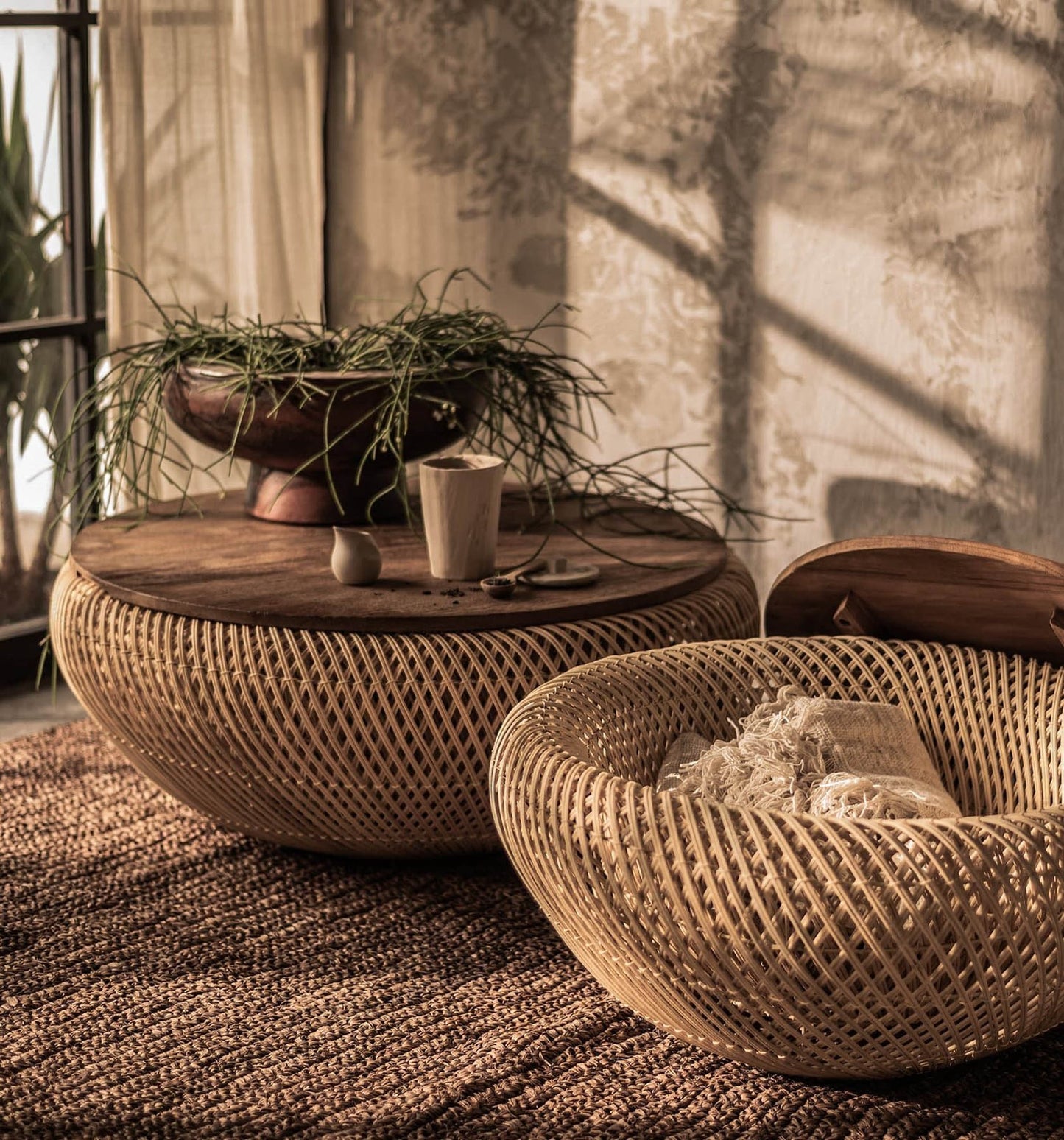 Wave Coffee Table - Large - Natural