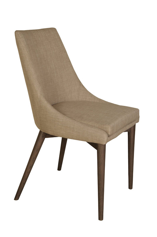 Fritz Dining Chairs - Beige - Dark Legs