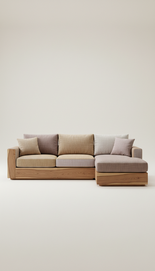 Custom-Upholstered Sectional Sofa