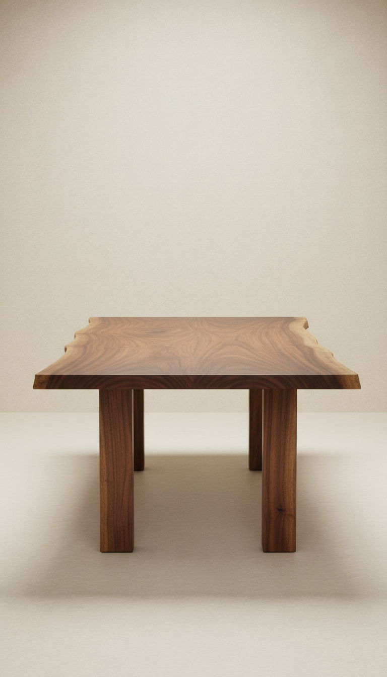Live Edge Walnut Dining Table