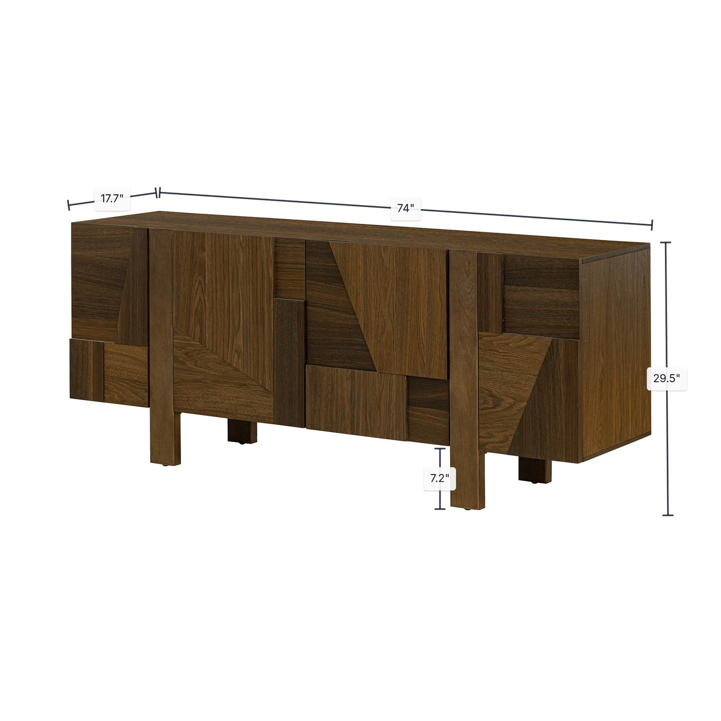 Abstract Sideboard - 74"