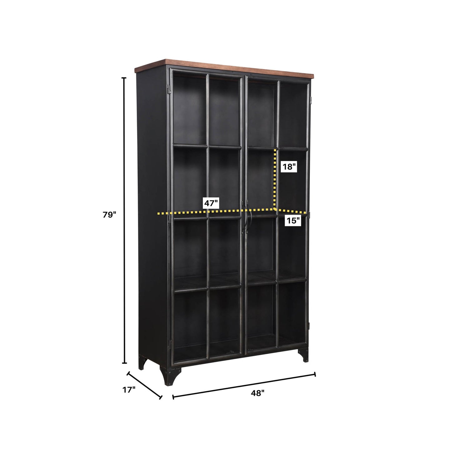 Tradition Display Cabinet - 48" x 79"H