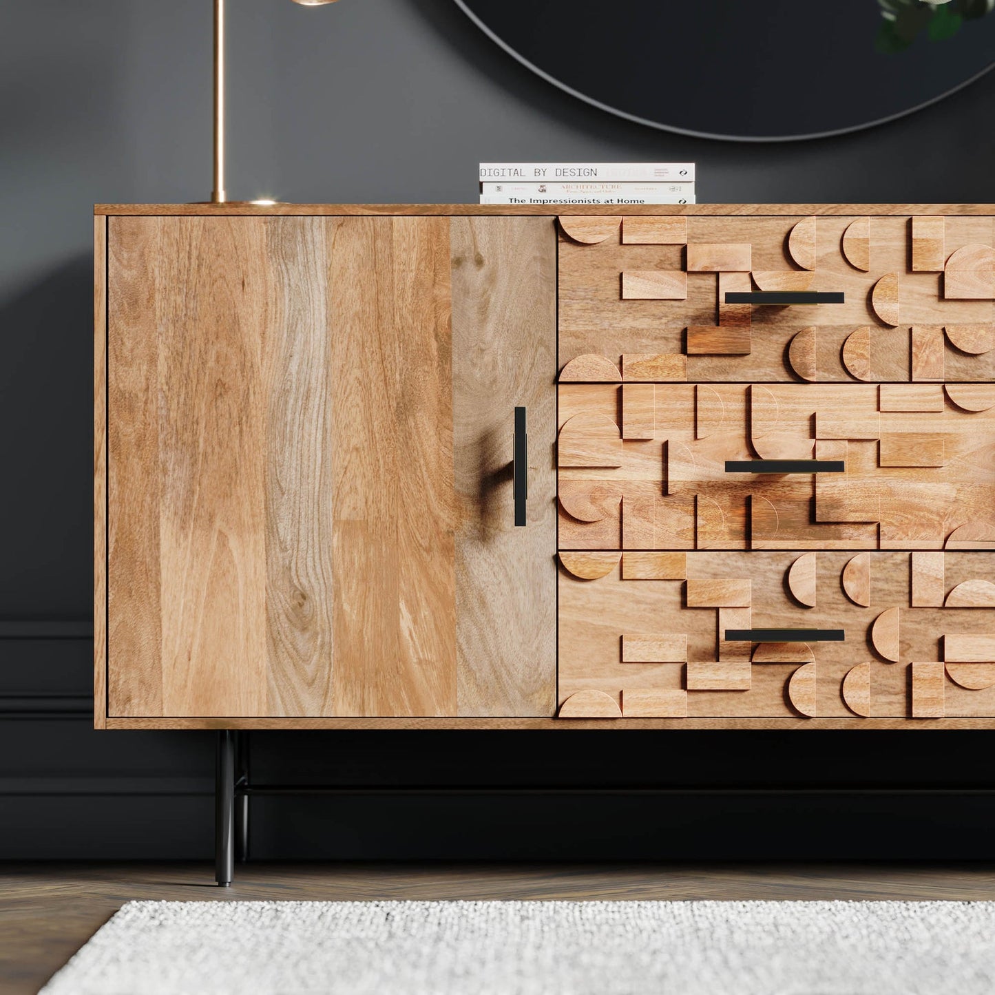 Arithmetic Sideboard - Natural - 68"