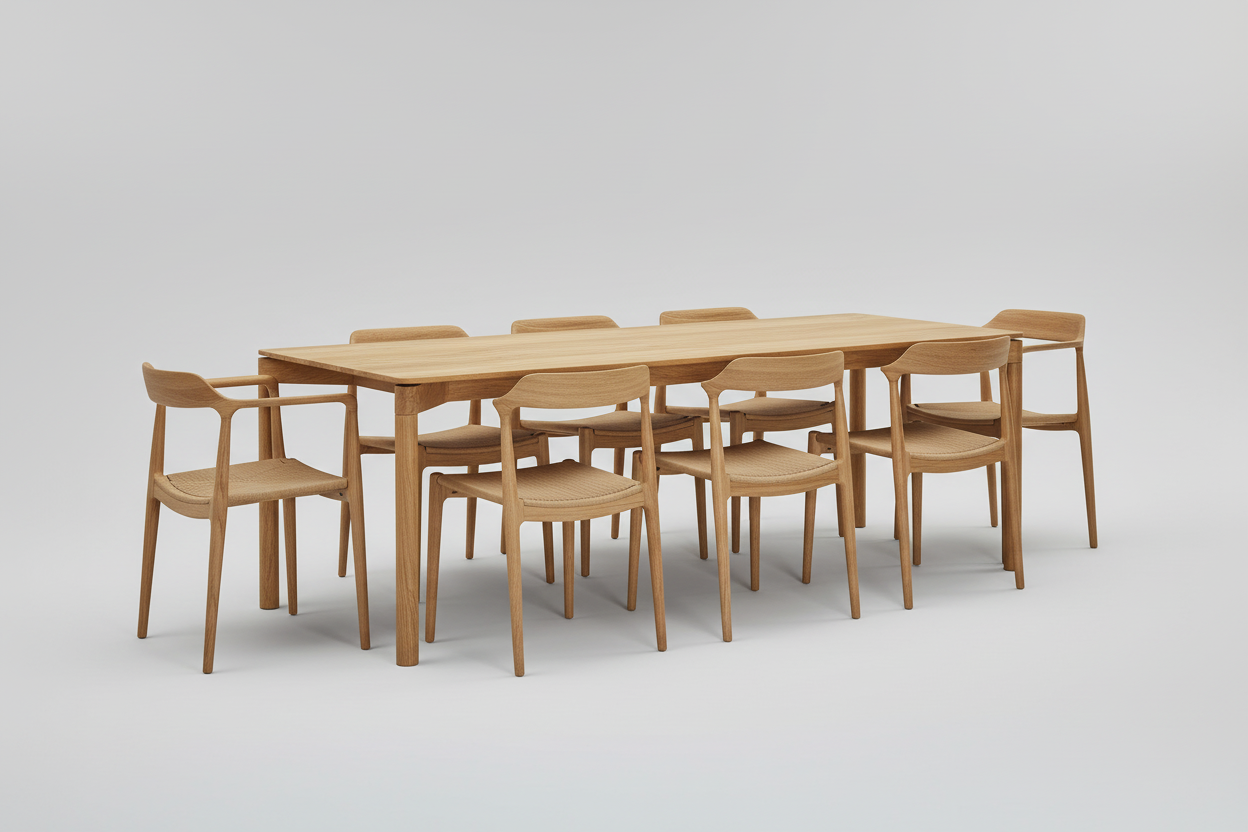 Emma Dining Table - Large  - 40"x80" - Homestead Furniture - All Rights Reserved