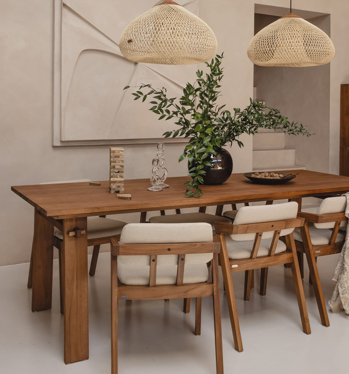 D-Bodhi Artisan Teak Dining Table - 35"x79"