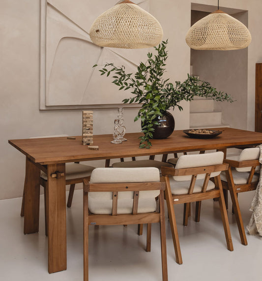 D-Bodhi Artisan Teak Dining Table - 35"x79"