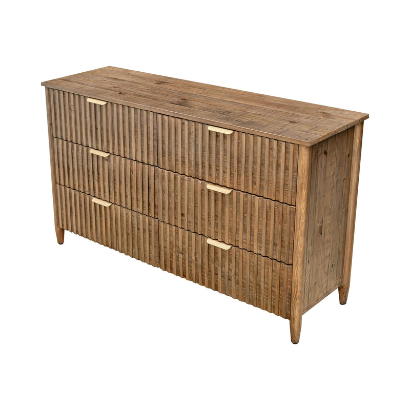 Britanica 6 Drawer Dresser - 59"