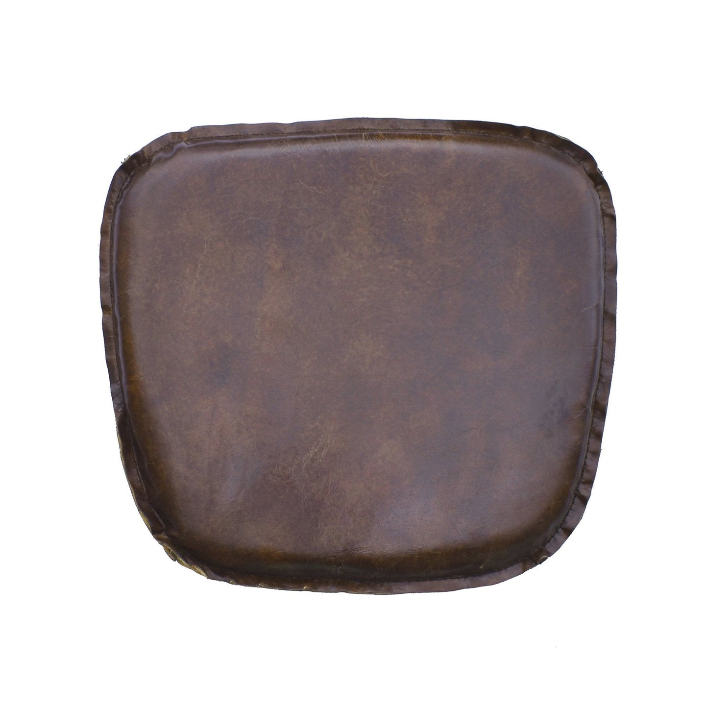 Leather Seat Cushion for Dining Chair - Vintage Brown