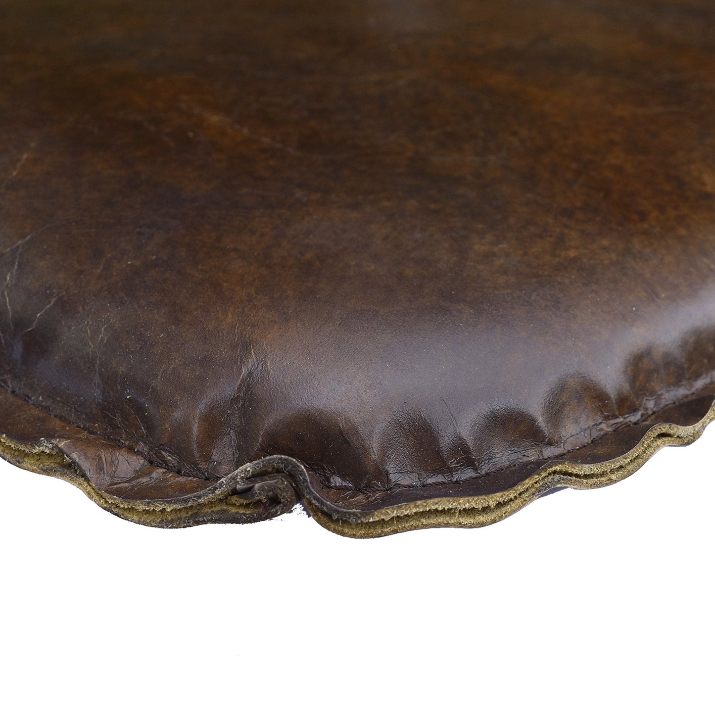 Leather Seat Cushion for Dining Chair - Vintage Brown