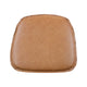 Leather Seat Cushion for Dining Chair - Cognac
