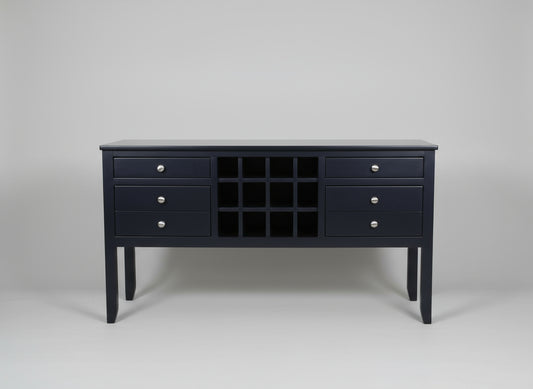 Metro Sideboard with Wine Rack - Solid Maple - 58"