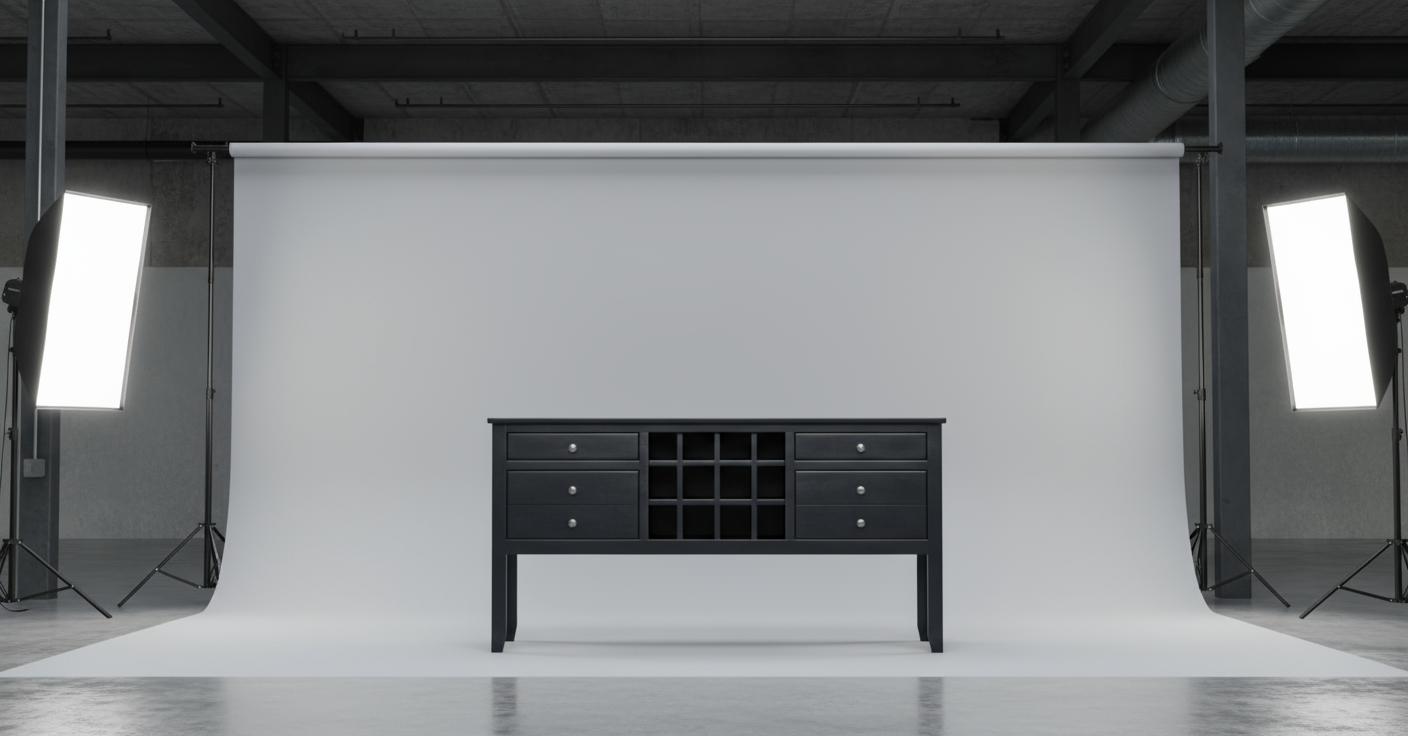 Metro Sideboard with Wine Rack - Solid Maple - 58"