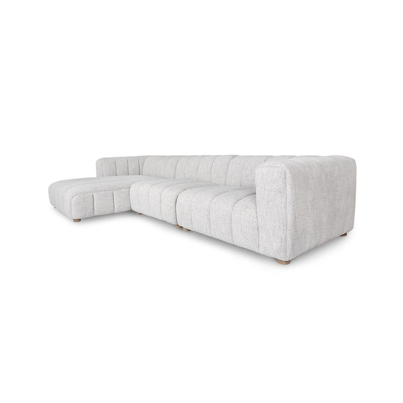 Envy Sectional - Coconut - 2 Sizes Available - LHF Chaise