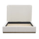 Faye Queen Upholstered Bed - Boucle Off White