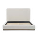 Faye King Upholstered Bed - Boucle Off White