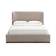 Faye Queen Upholstered Storage Bed Short - Perfect Taupe