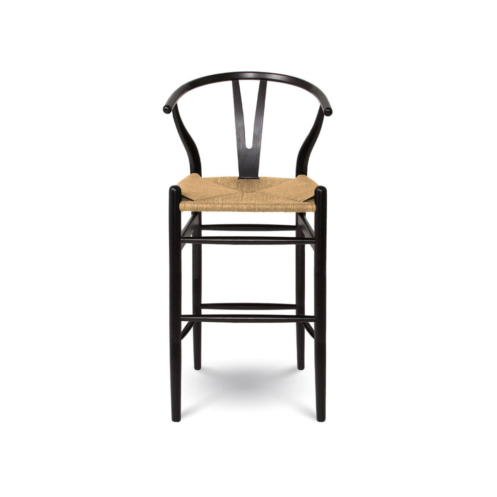 Frida Counter Stool - Black with Blonde Seat