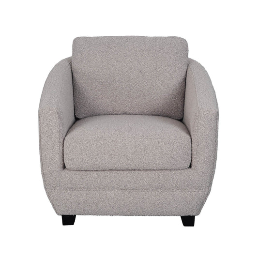 Baltimo Club Chair - Boucle Grey