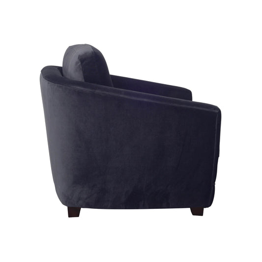 Baltimo Club Chair - Black Velvet