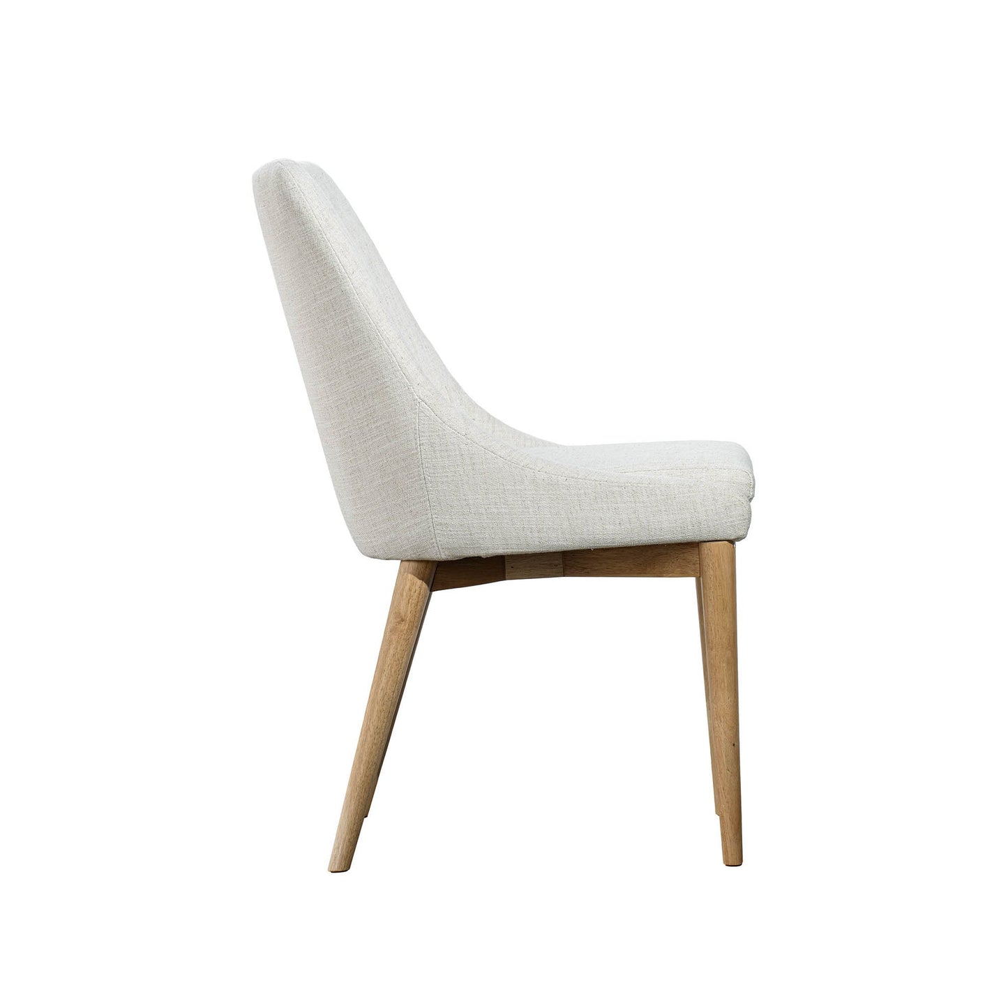 Fritz Dining Chairs - Ivory - Natural Legs - Homestead Furniture - All Rights Reserved