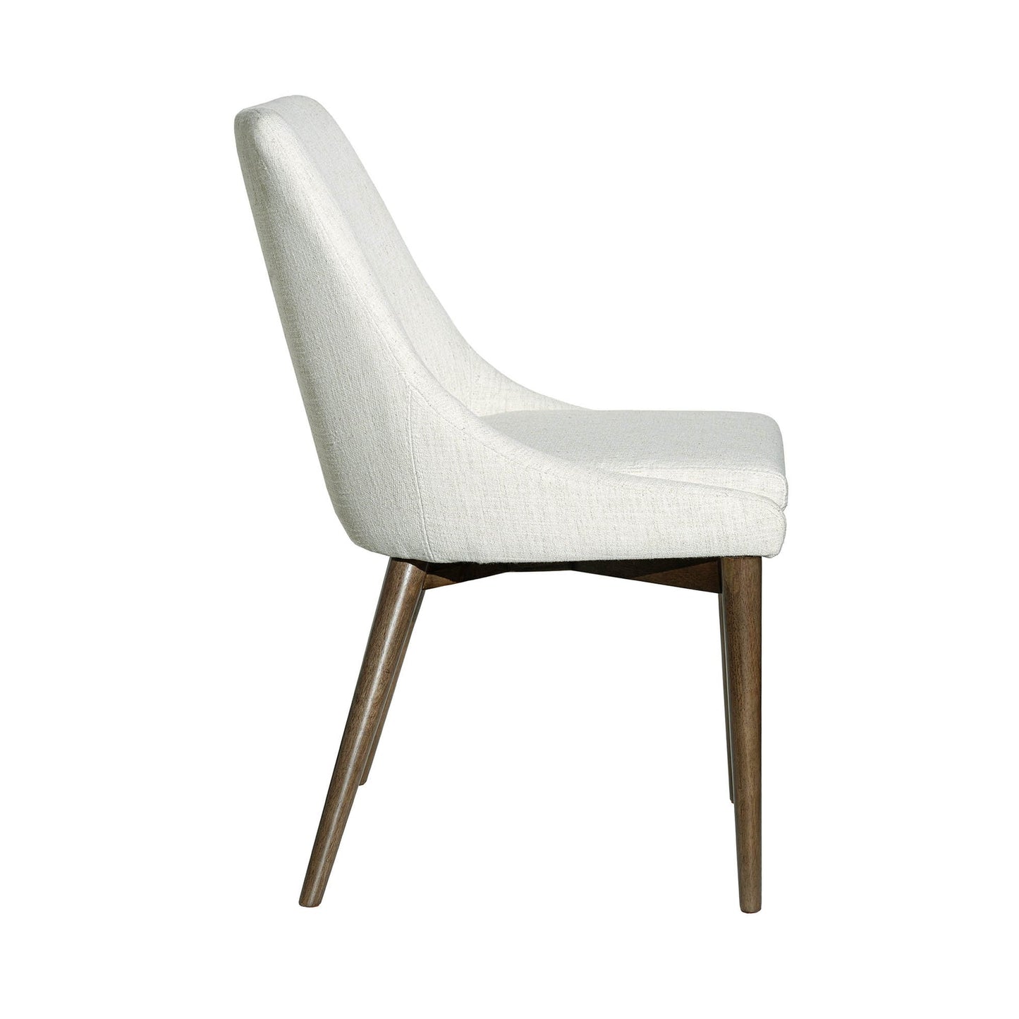 Fritz Dining Chairs - Ivory - Dark Legs