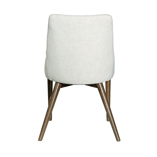 Fritz Dining Chairs - Ivory - Dark Legs