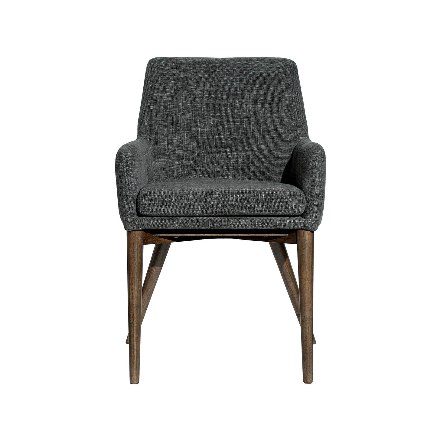 Fritz Dining Chairs with Arms - Slate - Dark Legs