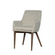 Fritz Dining Chairs with Arms - Taupe - Dark Legs