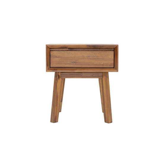 Gia 1 Drawer Night Table - Warm Pecan