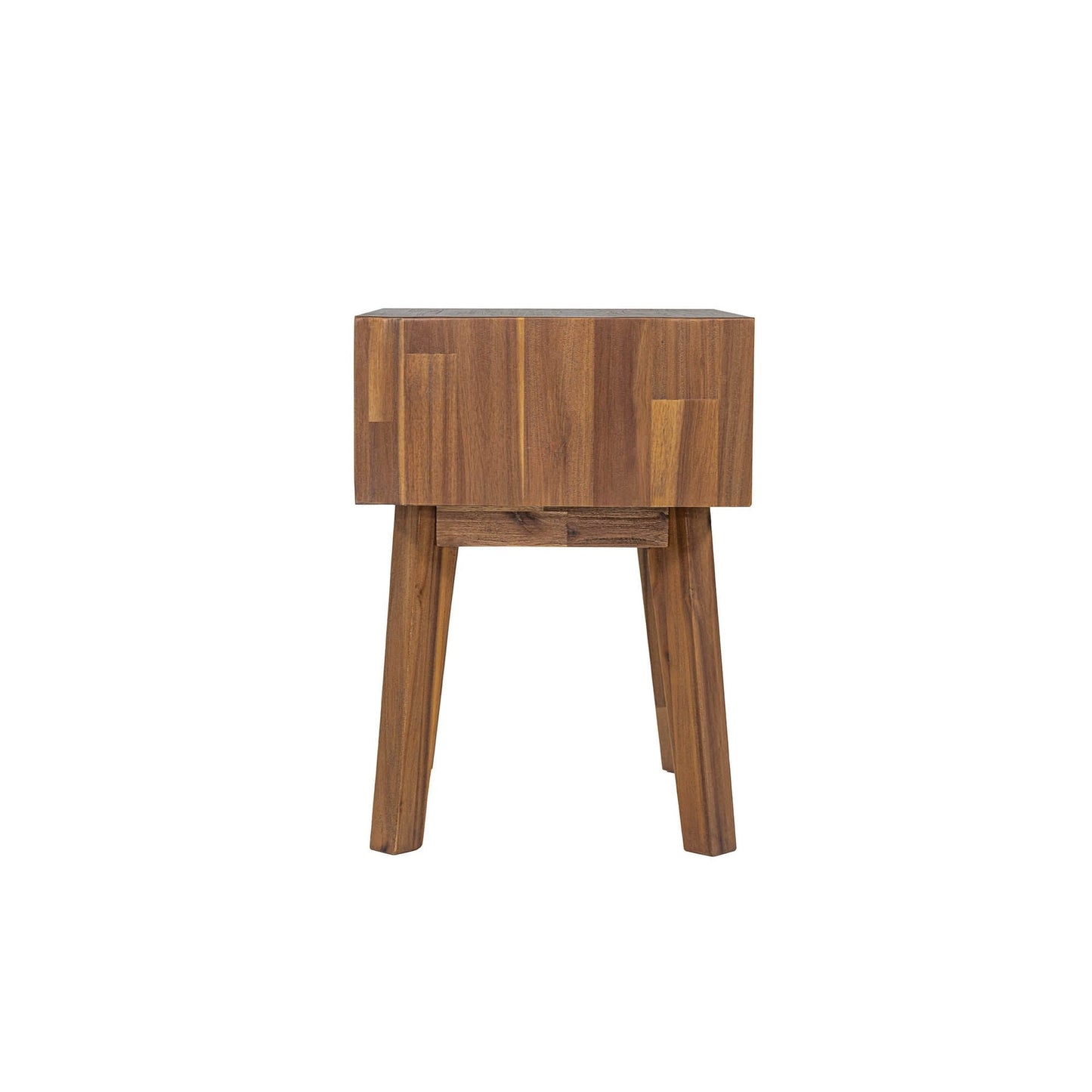 Gia 1 Drawer Night Table - Warm Pecan