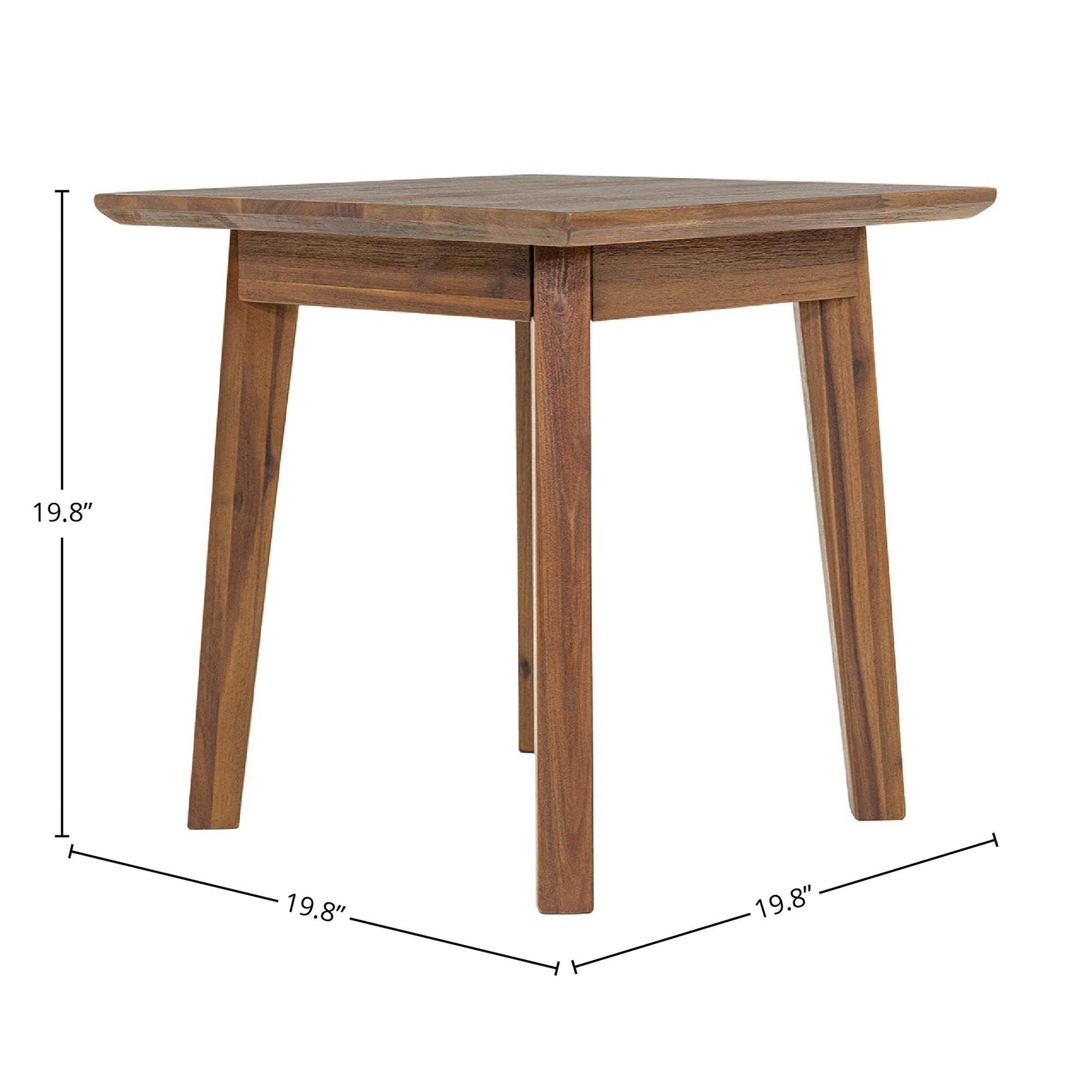 Gia Side Table - Warm Pecan - Homestead Furniture - All Rights Reserved