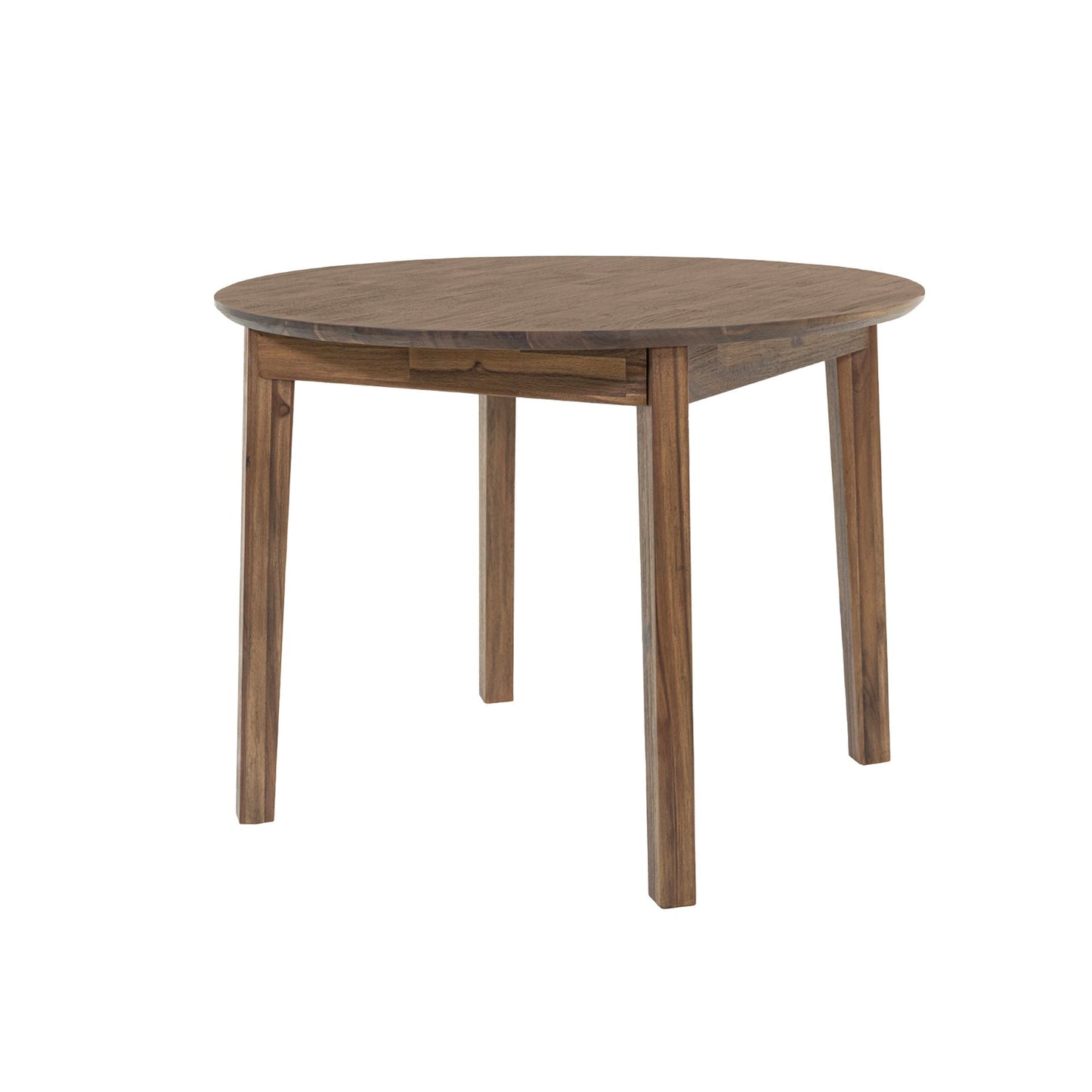 Gia 40" Round Dining Table - Warm Pecan