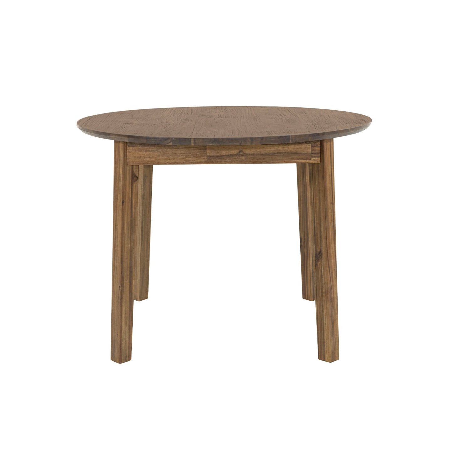 Gia 40" Round Dining Table - Warm Pecan