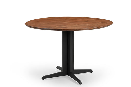Horizon 48" Round Dining Table - Light Walnut