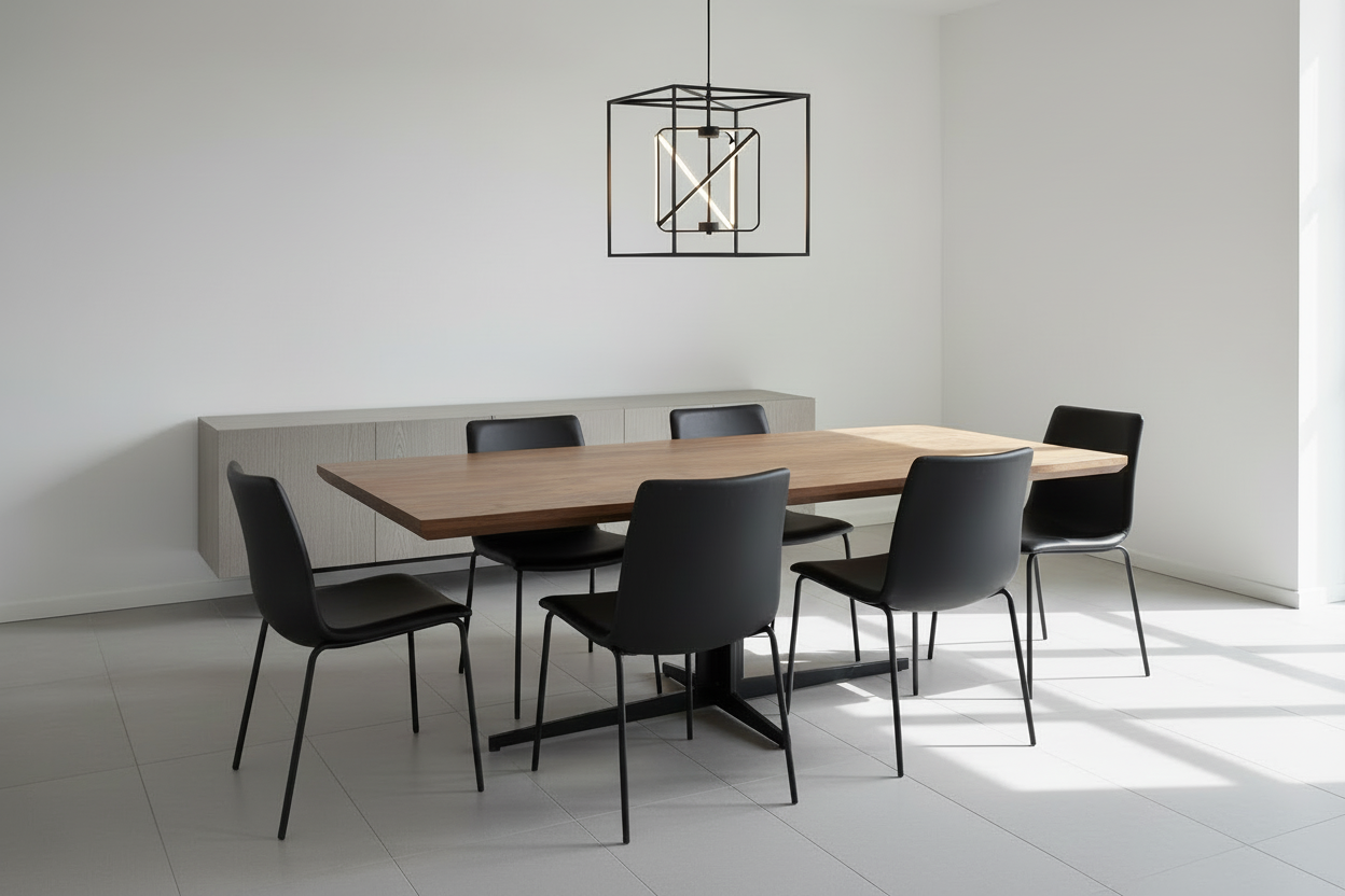 Horizon Dining Table - 40" x 80" - Light Walnut - Homestead Furniture - All Rights Reserved