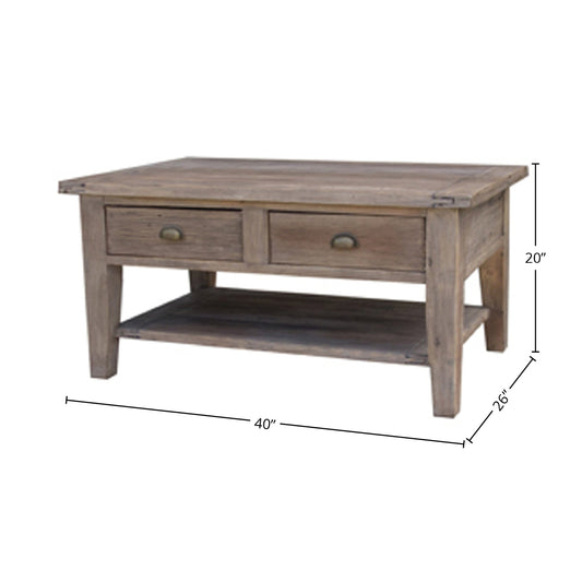 Irish Coast Coffee Table - Sundried