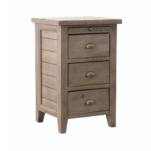 Irish Coast  3 Drawer Night Stand - Sundried