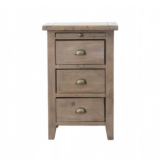 Irish Coast  3 Drawer Night Stand - Sundried