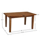 Irish Coast Extension Dining Table - African Dusk - 44"x72" (to 96") - Homestead Furniture - All Rights Reserved