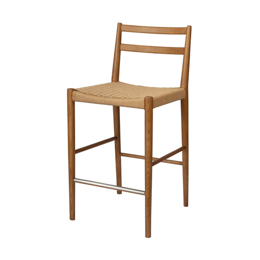 Jakarta Counter Stool - Walnut/Natural